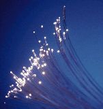 Photo des filaments de la fibre optique des vidoscopes.