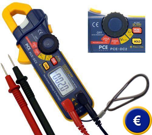 Appareil de mesure électrique Pince de courant PCE-DC 20