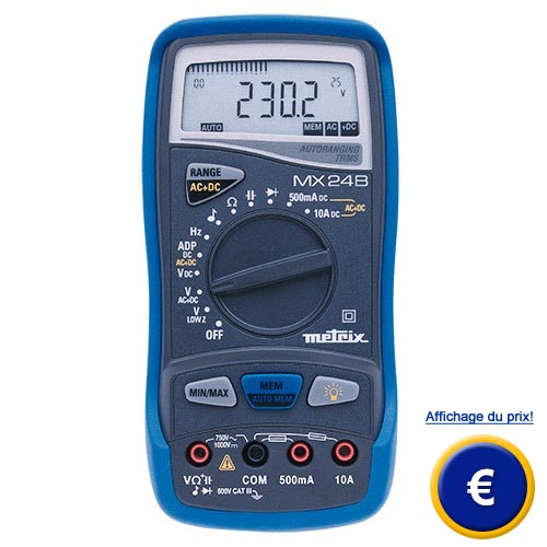Generic Metrix Digital de mesure électrique et électronique testeur  multimètre à pinces à prix pas cher