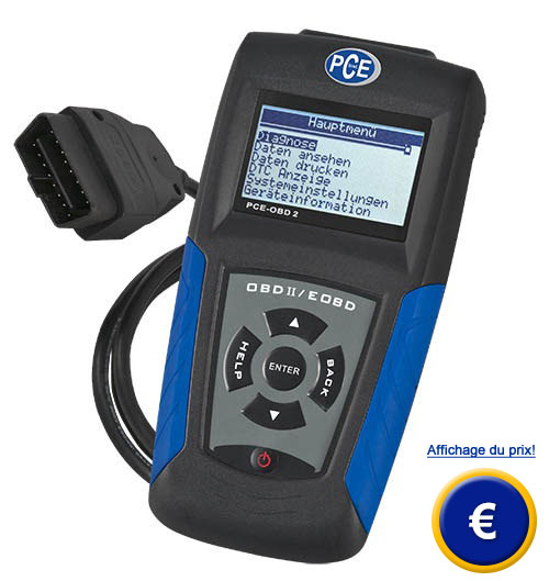 Équipement / scanner diagnostic automobile PCE-OBD II