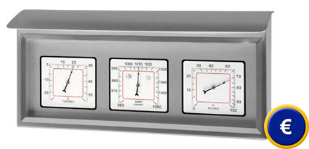Stations météo Thermomètres et instruments météorologiques Stations météo  pour intérieur et extérieur, 3 canaux et 3 capteurs à distance Thermomètre