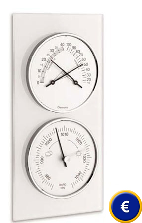 Baromètre - Thermomètre mécanique d'intérieur - Materiel pour Laboratoire