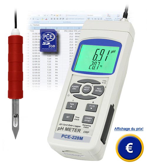 Catherine - Testeur électronique de pH-mètre 5 en 1, Thermomètre